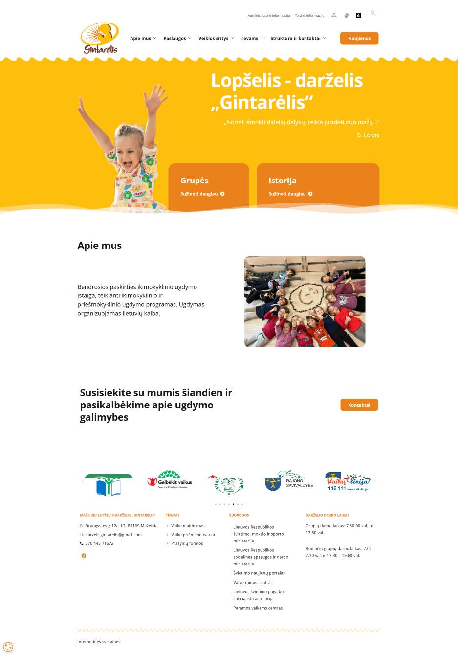 Mažeikių lopšelis-darželis Gintarėlis